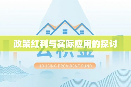 汕尾政策红利与实际应用的探讨