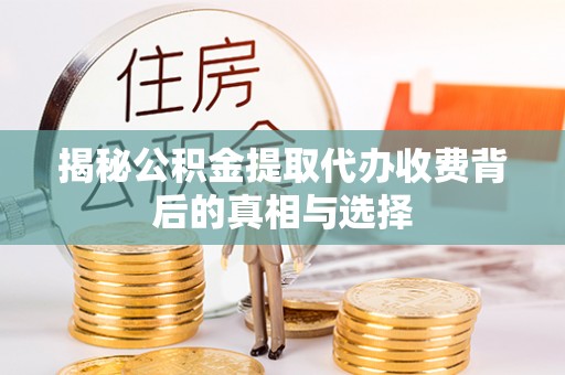 汕尾揭秘公积金提取代办收费背后的真相与选择