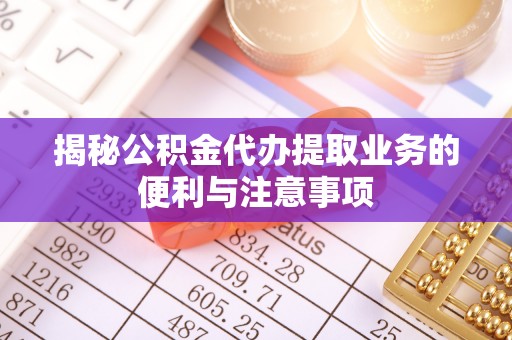 汕尾揭秘公积金代办提取业务的便利与注意事项