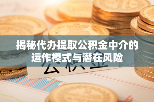 汕尾揭秘代办提取公积金中介的运作模式与潜在风险